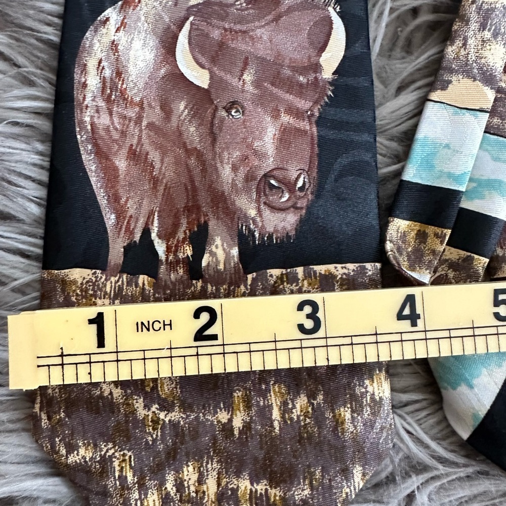 NEW w Tag / Vintage Steven Harris Buffalo Tie - Picture 10 of 10